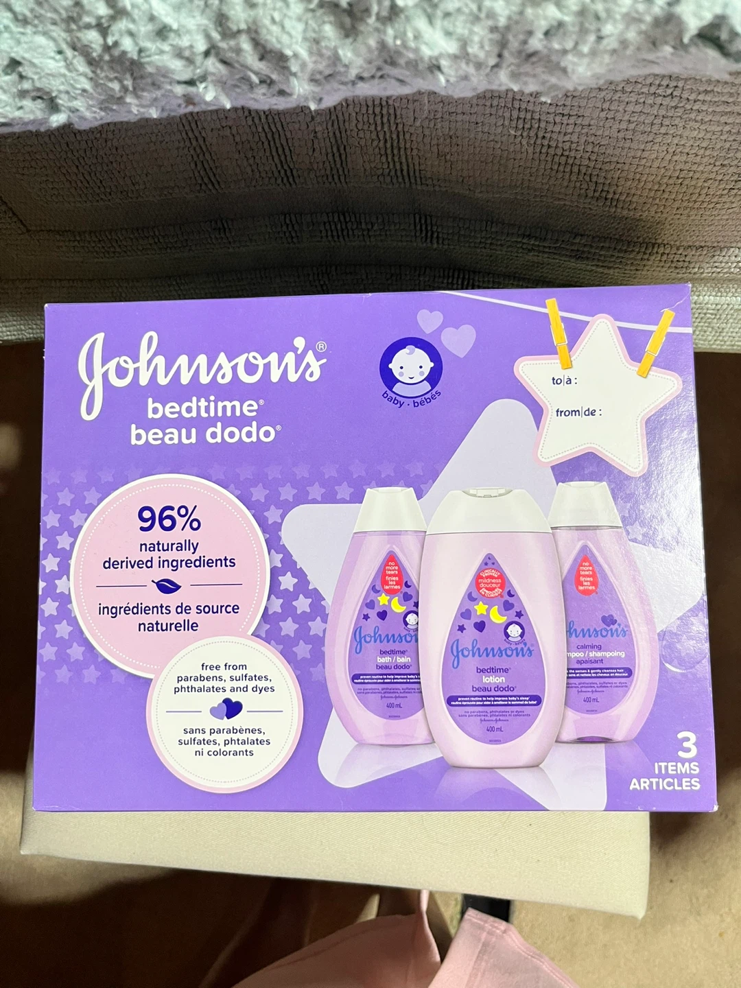 Johnson's Baby Bedtime Beau Dodo Set