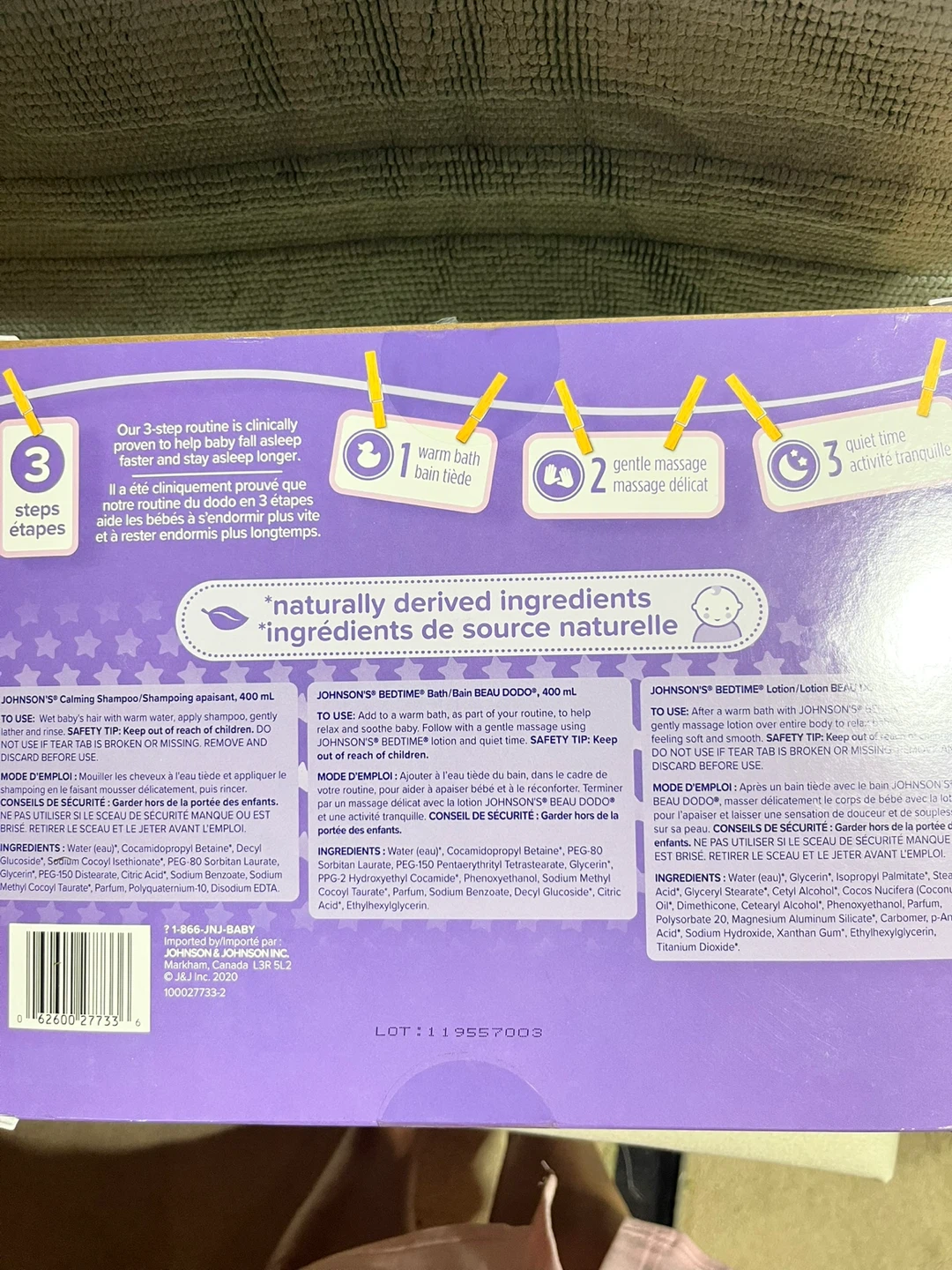 Johnson's Baby Bedtime Beau Dodo Set - photo 2