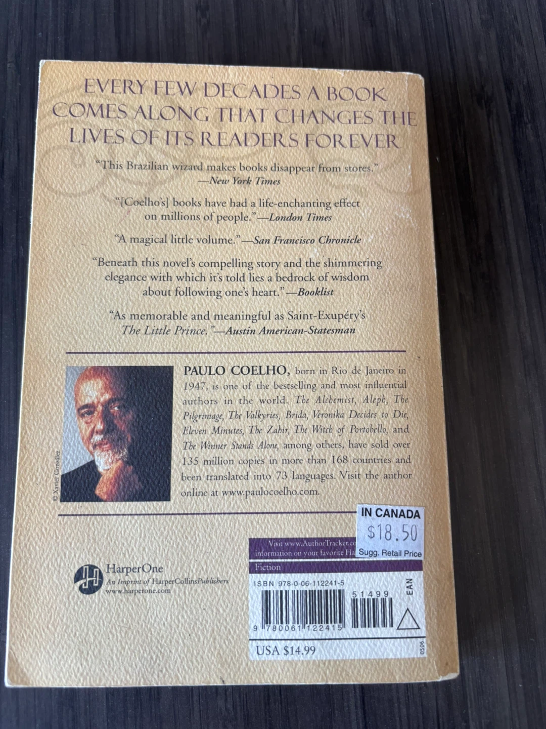 The Alchemist by Paulo Coelho Paperback Book - photo 2
