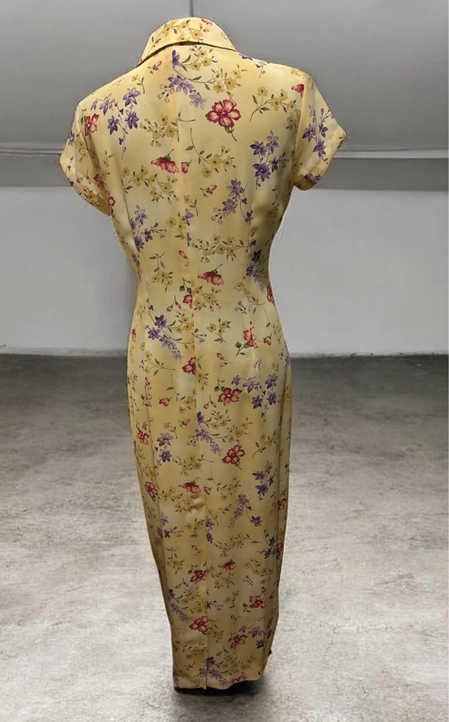 Liz Claiborne Collection Floral Button-Up Midi Dress Size 6 - photo 2