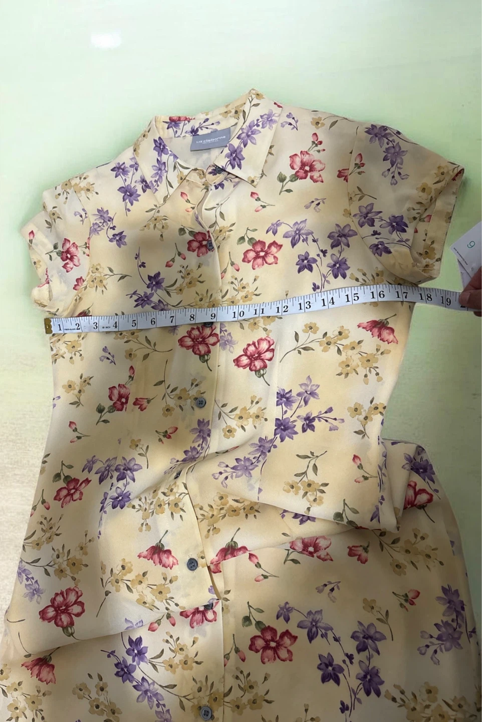 Liz Claiborne Collection Floral Button-Up Midi Dress Size 6 - photo 5