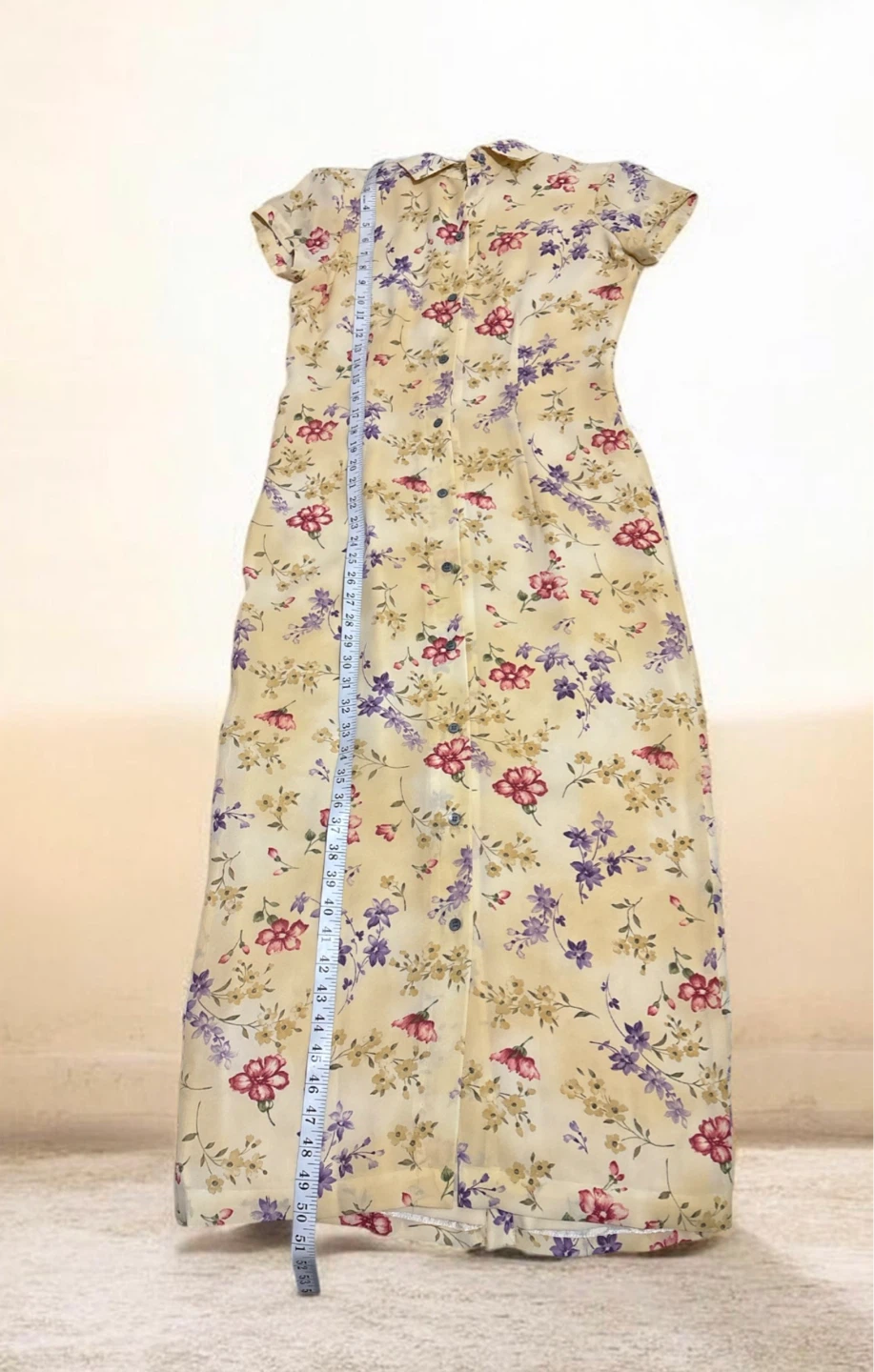 Liz Claiborne Collection Floral Button-Up Midi Dress Size 6 - photo 4