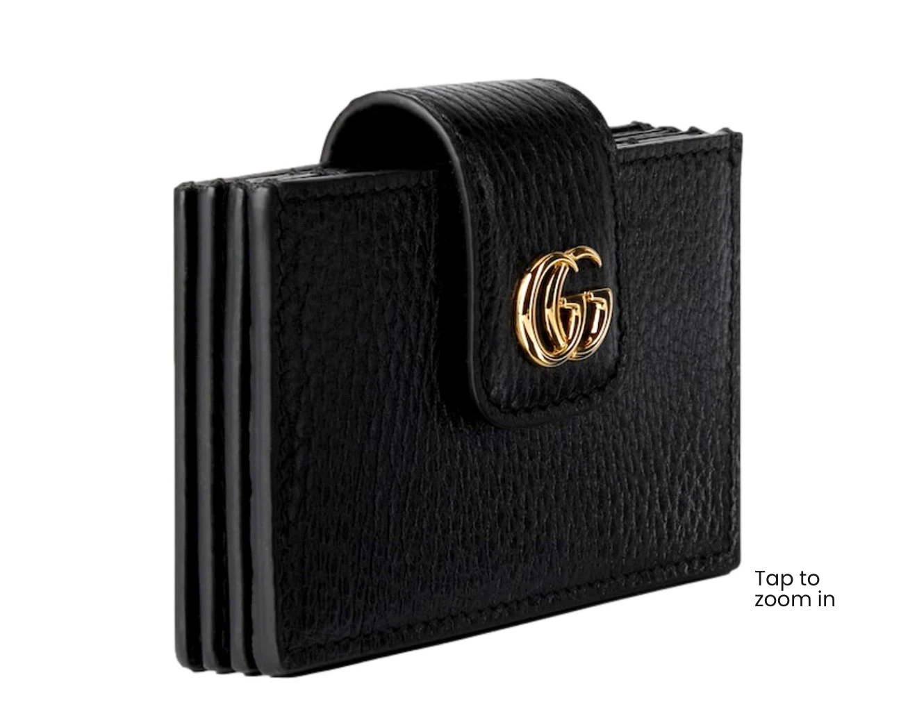 Black Gucci GG Marmont Card Case - photo 2