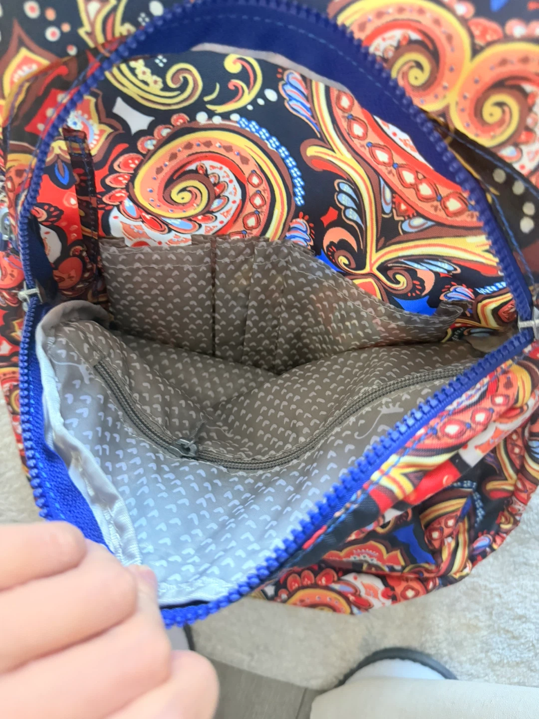 Kipling Backpack - Colourful Paisley Print - photo 3