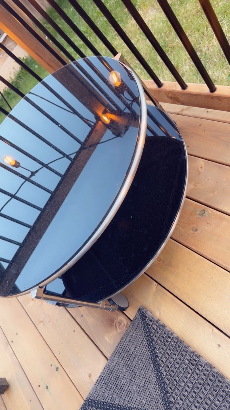 Black Round Coffee Table - photo 3
