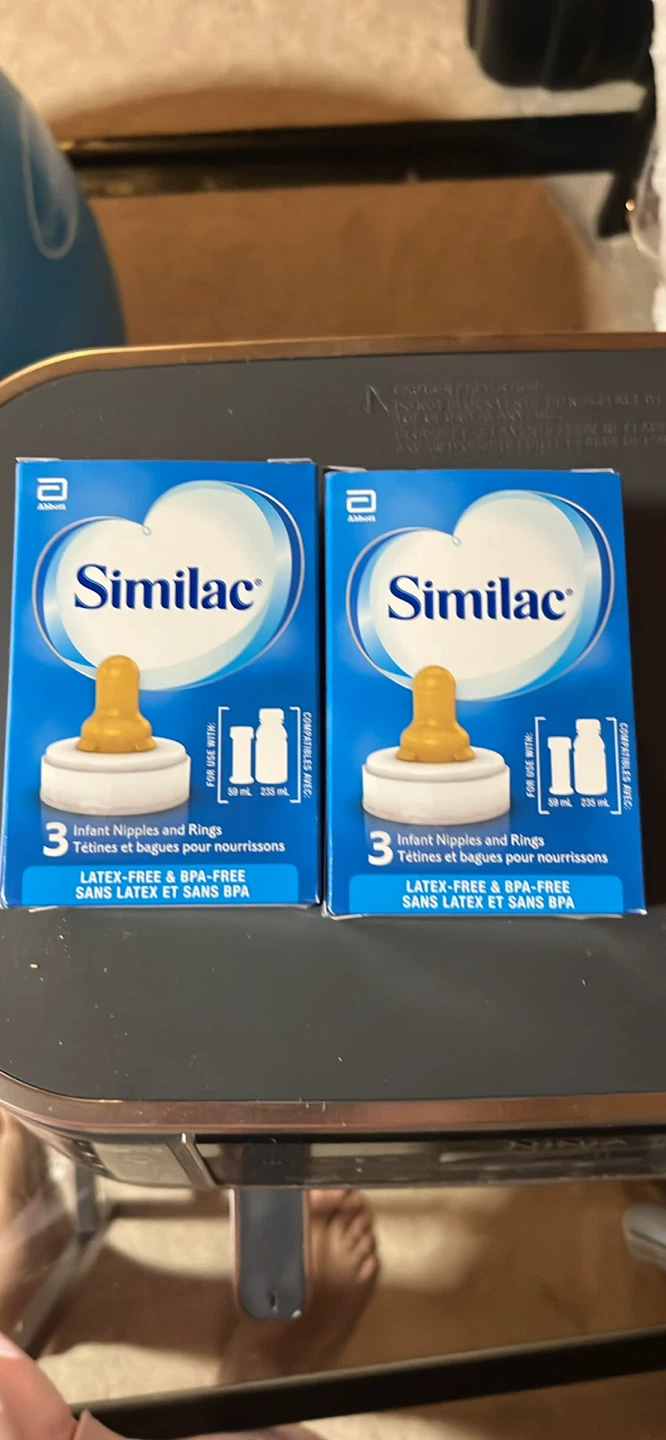 Similac Infant Nipples and Rings (3 countx2)