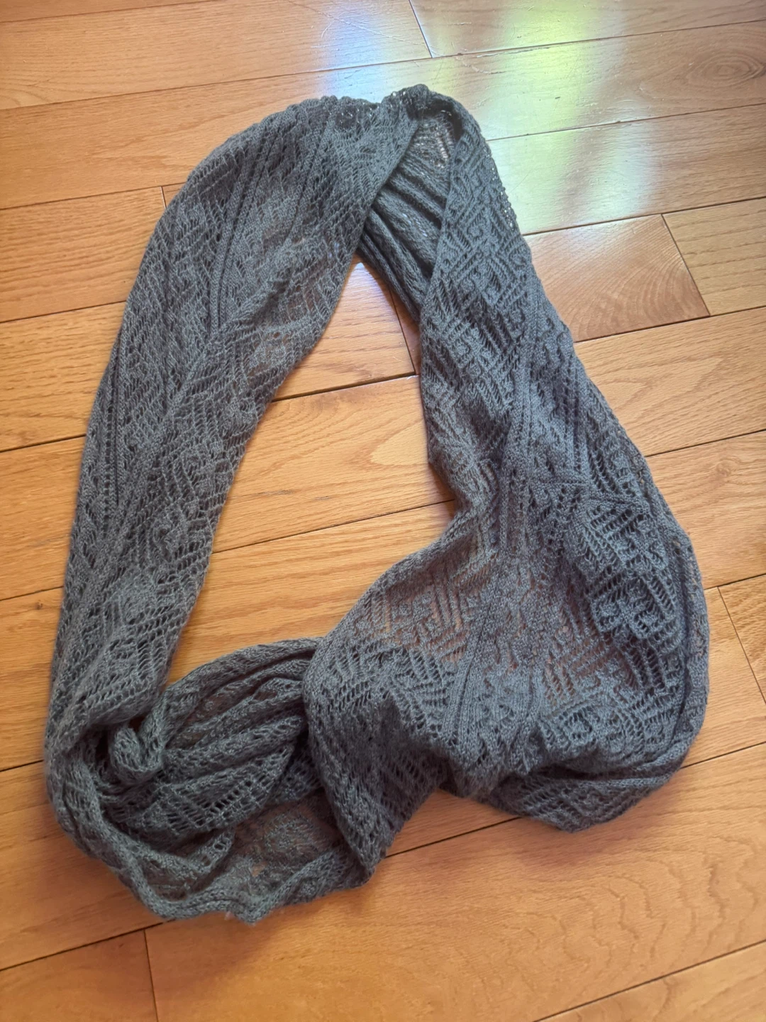 Grey Infinity Scarf