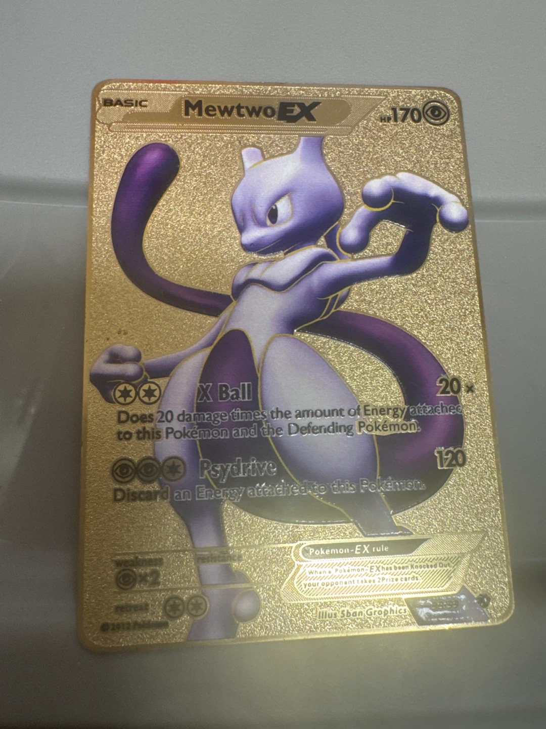 Mewtwo EX Pokémon Card