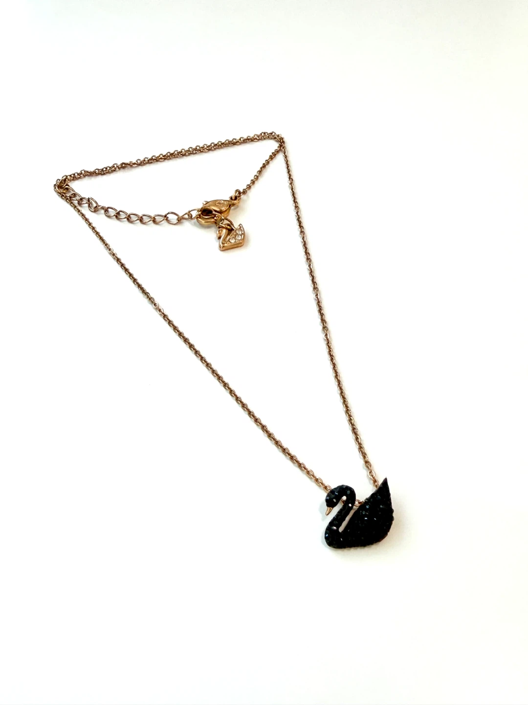 Swarovski Black Swan Necklace