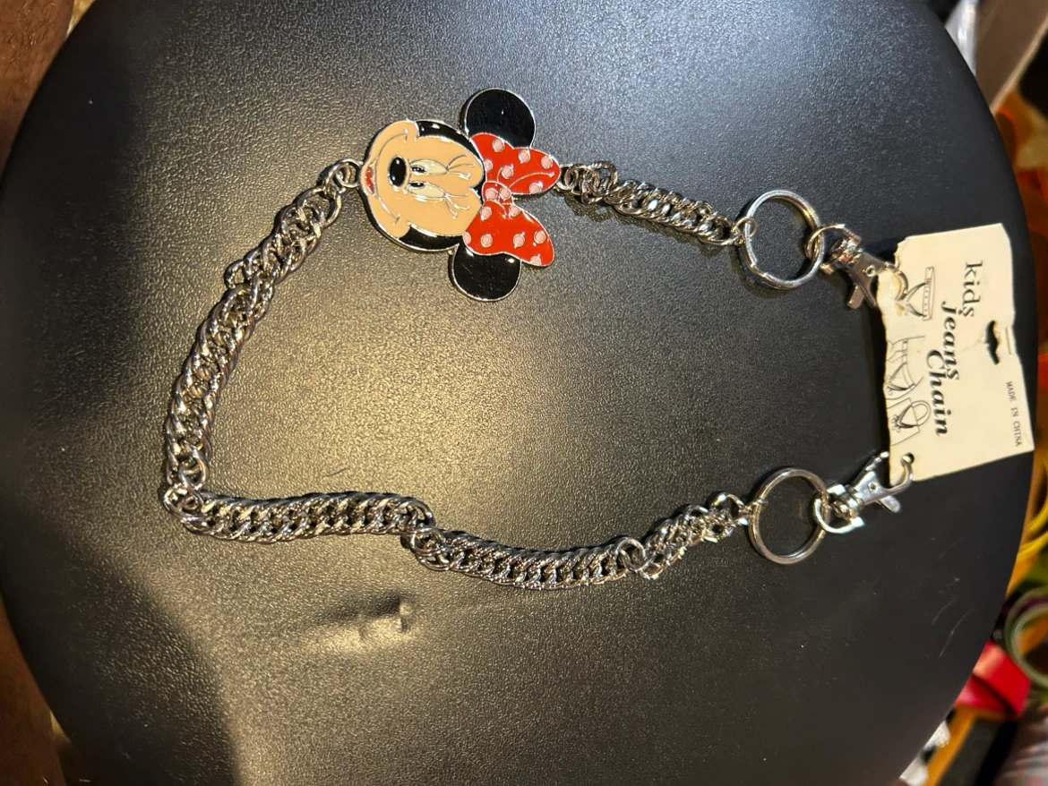 Kids Jean Chain with Mickey Mouse Charm