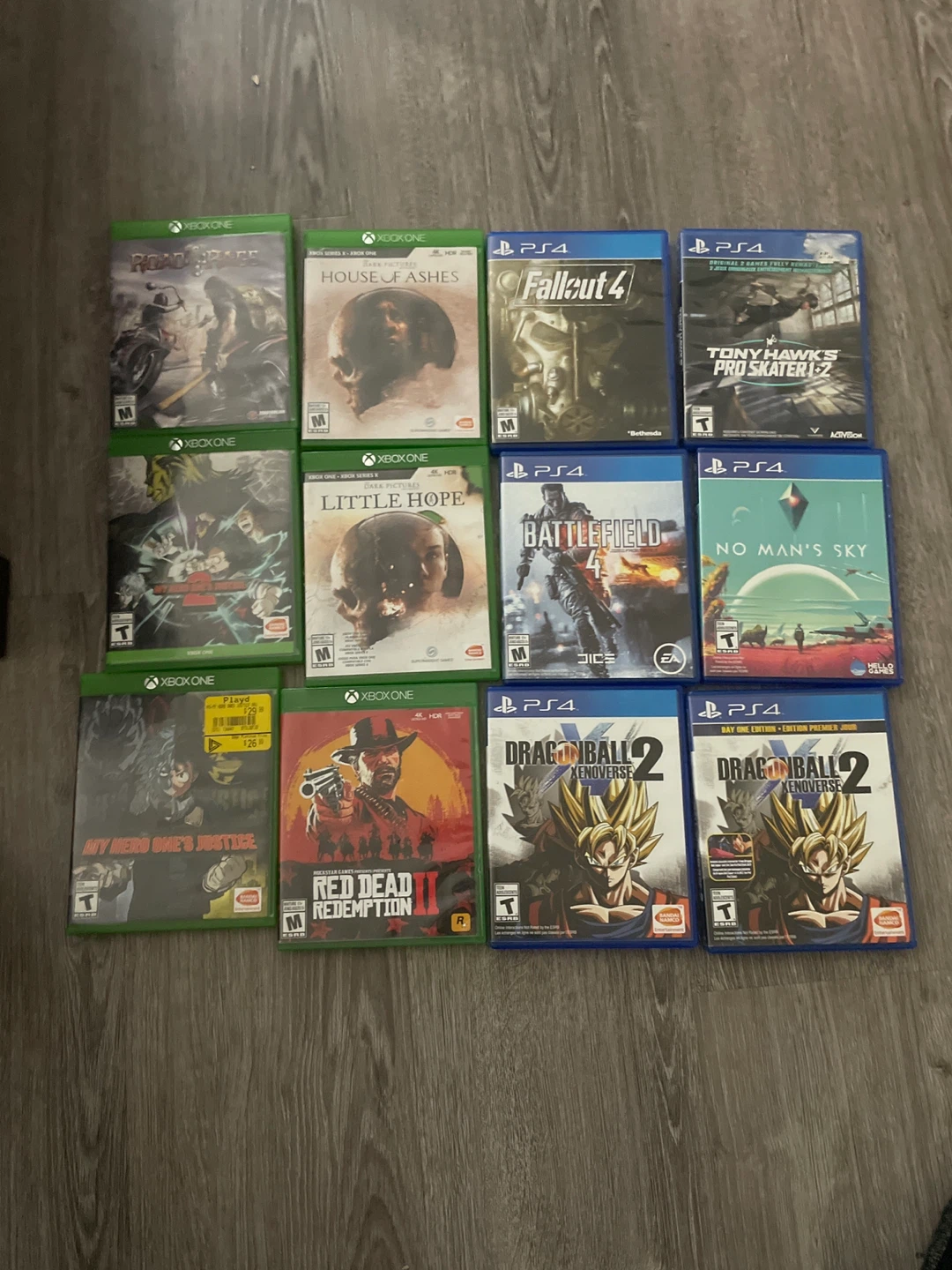 Assorted Video Games for Xbox One and PS4