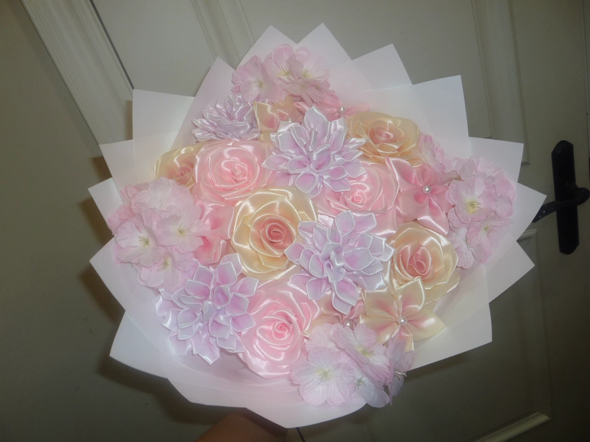 Ribbon mixed Flower Bouquet - photo 3