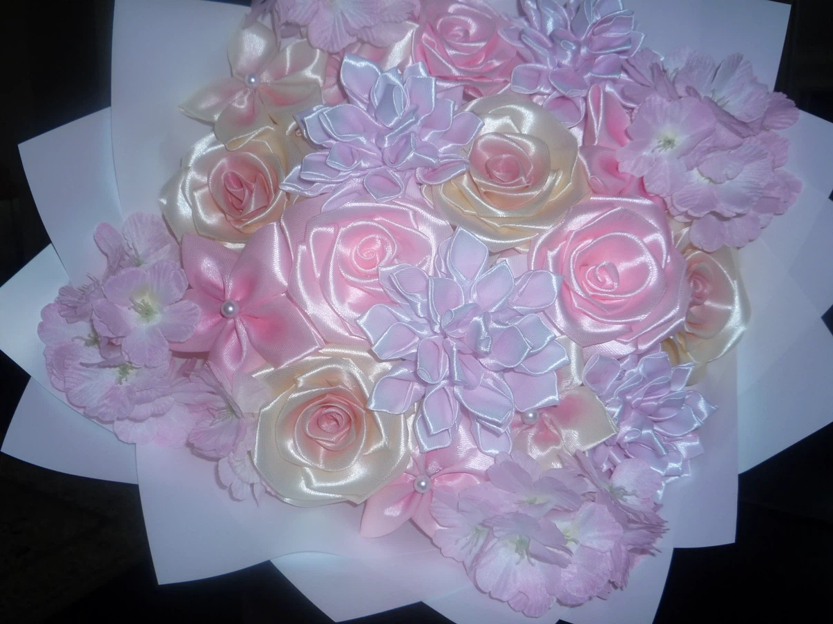 Ribbon mixed Flower Bouquet - photo 4