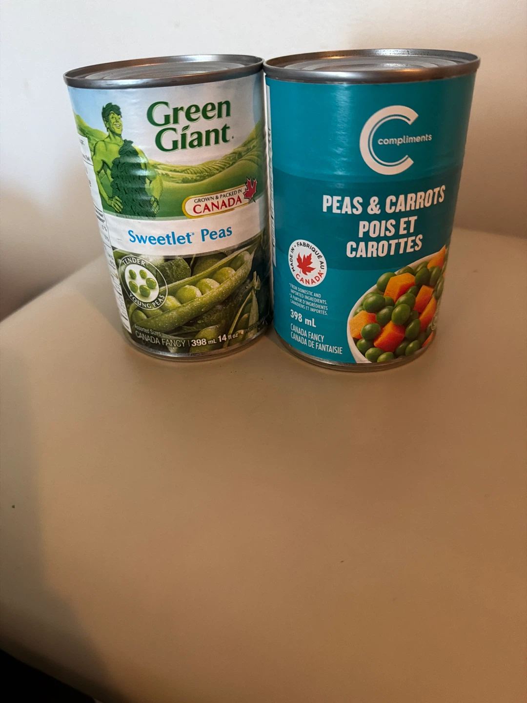 Free Green Giant Sweetlet Peas & Compliments Peas & Carrots Cans
