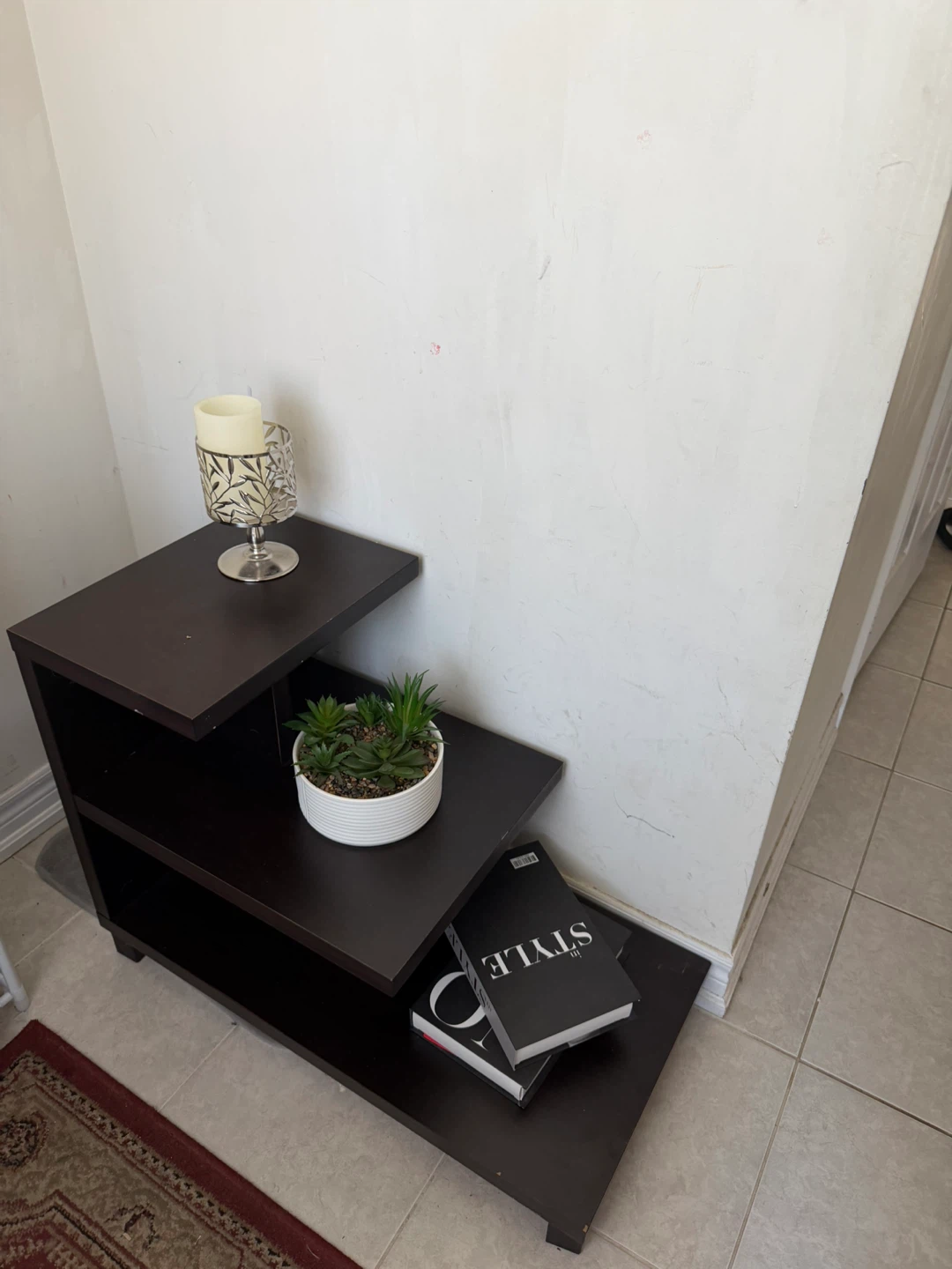 Dark Brown End Table / Nightstand