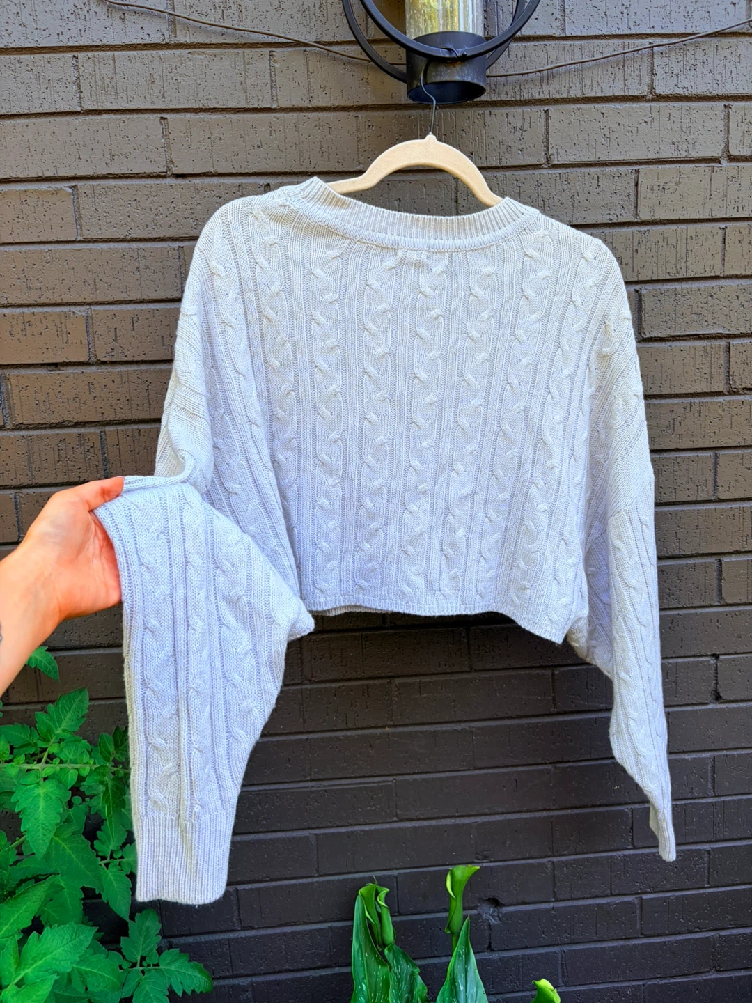 Garage Cable Knit Cropped Sweater - photo 3
