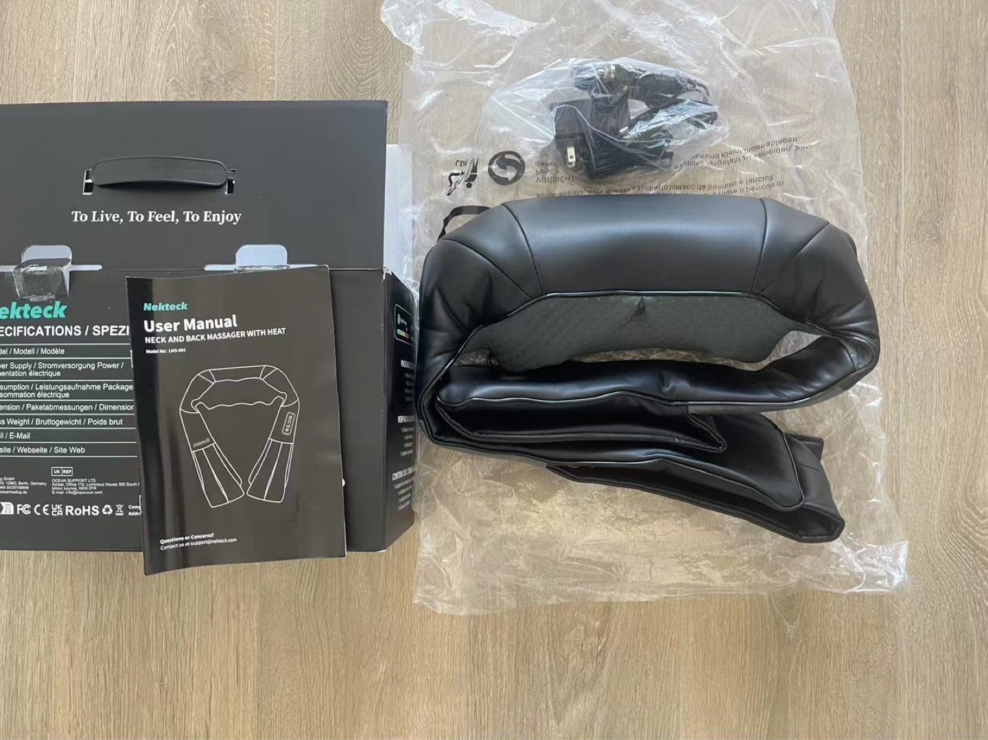 Nekteck Neck and Back Massager with Heat
