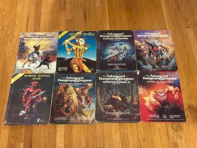 AD&D hardcover books