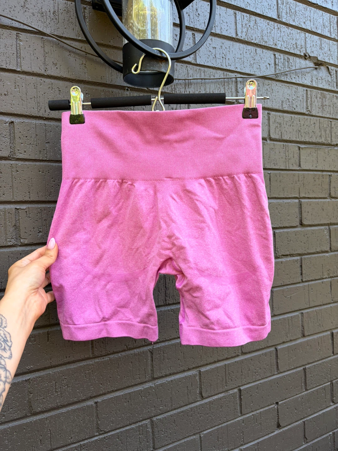 Pink NVGTN Dupe Shorts - photo 2