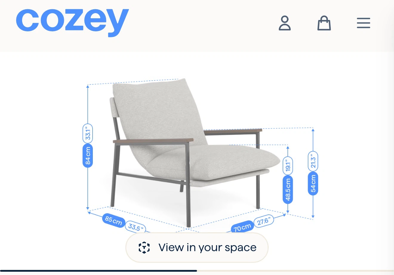 Cozey Mira Lounge Chair - photo 3
