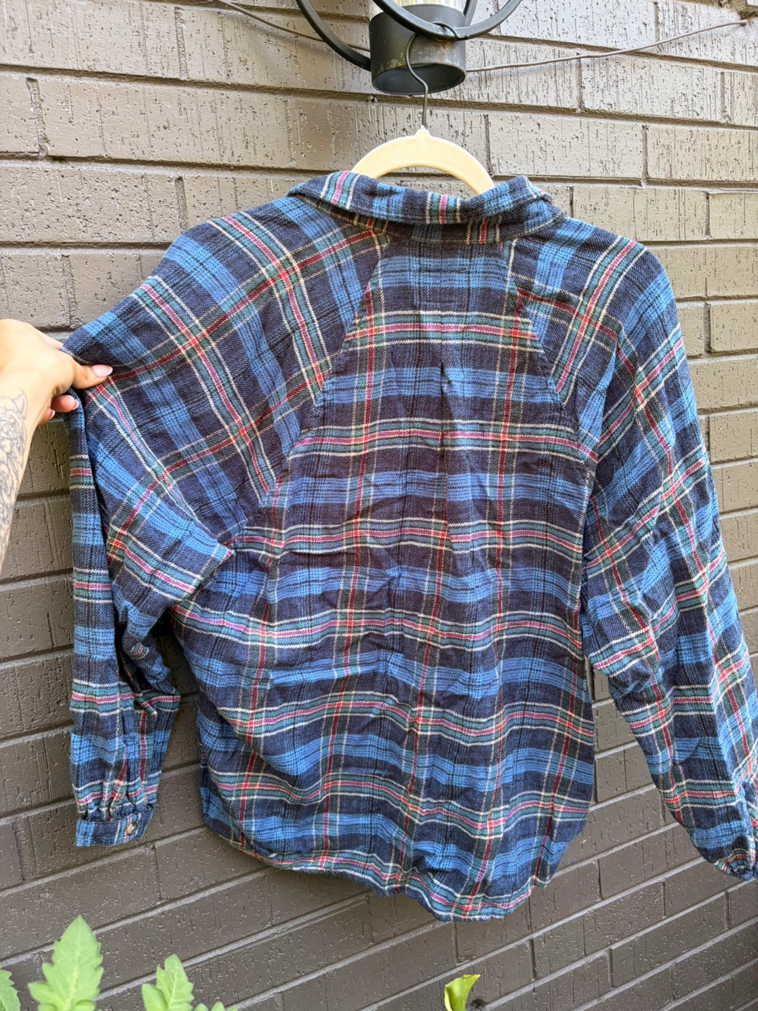 American Eagle Plaid Flannel Shirt - photo 2