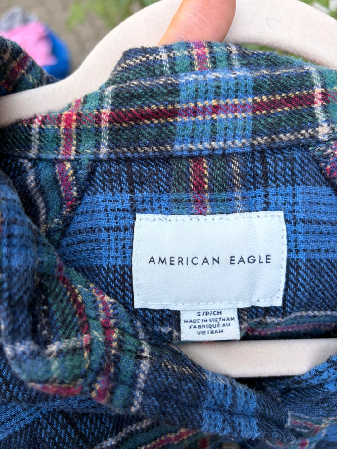 American Eagle Plaid Flannel Shirt - photo 3