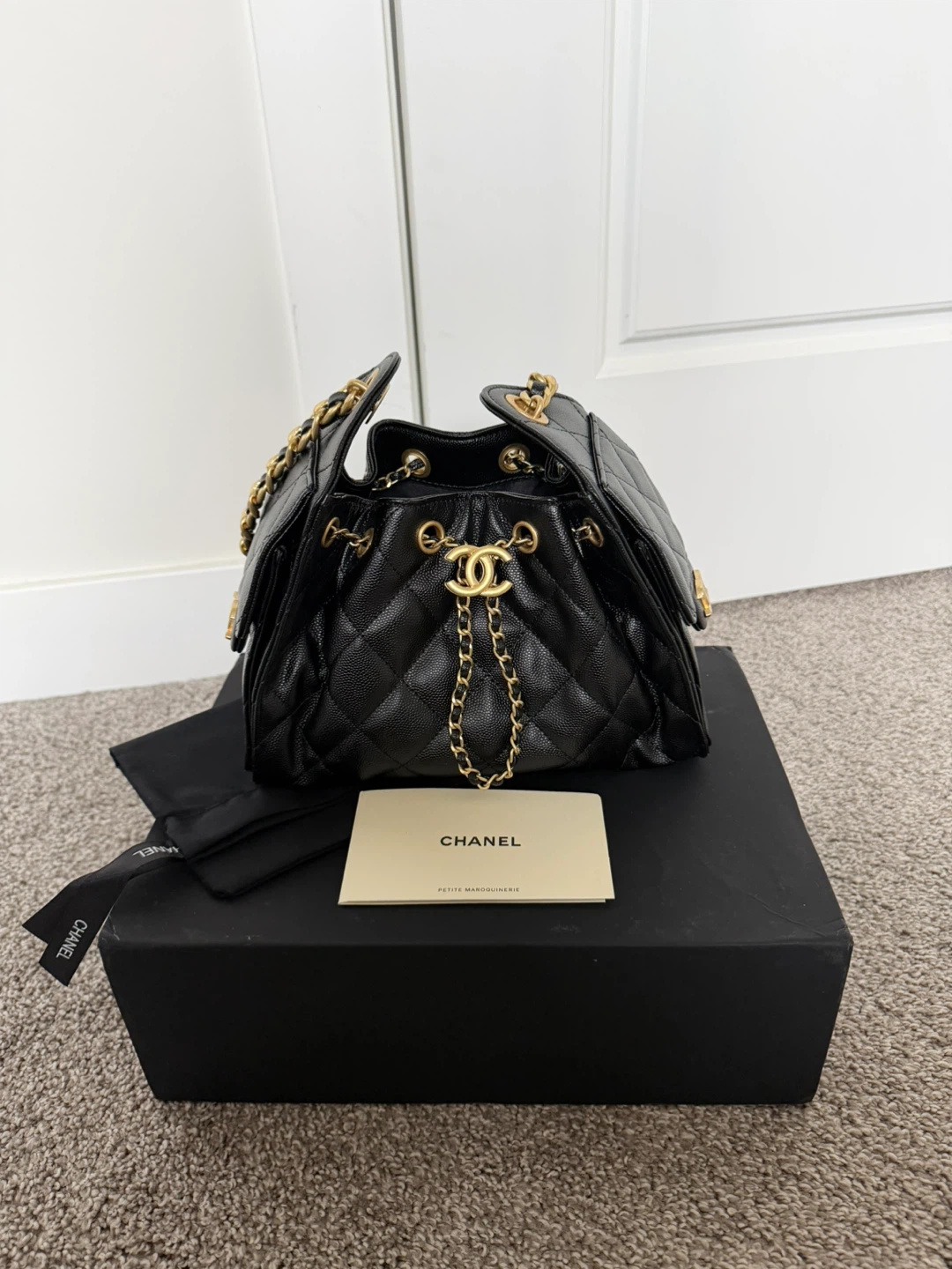 Chanel 25 Mini Black Bag