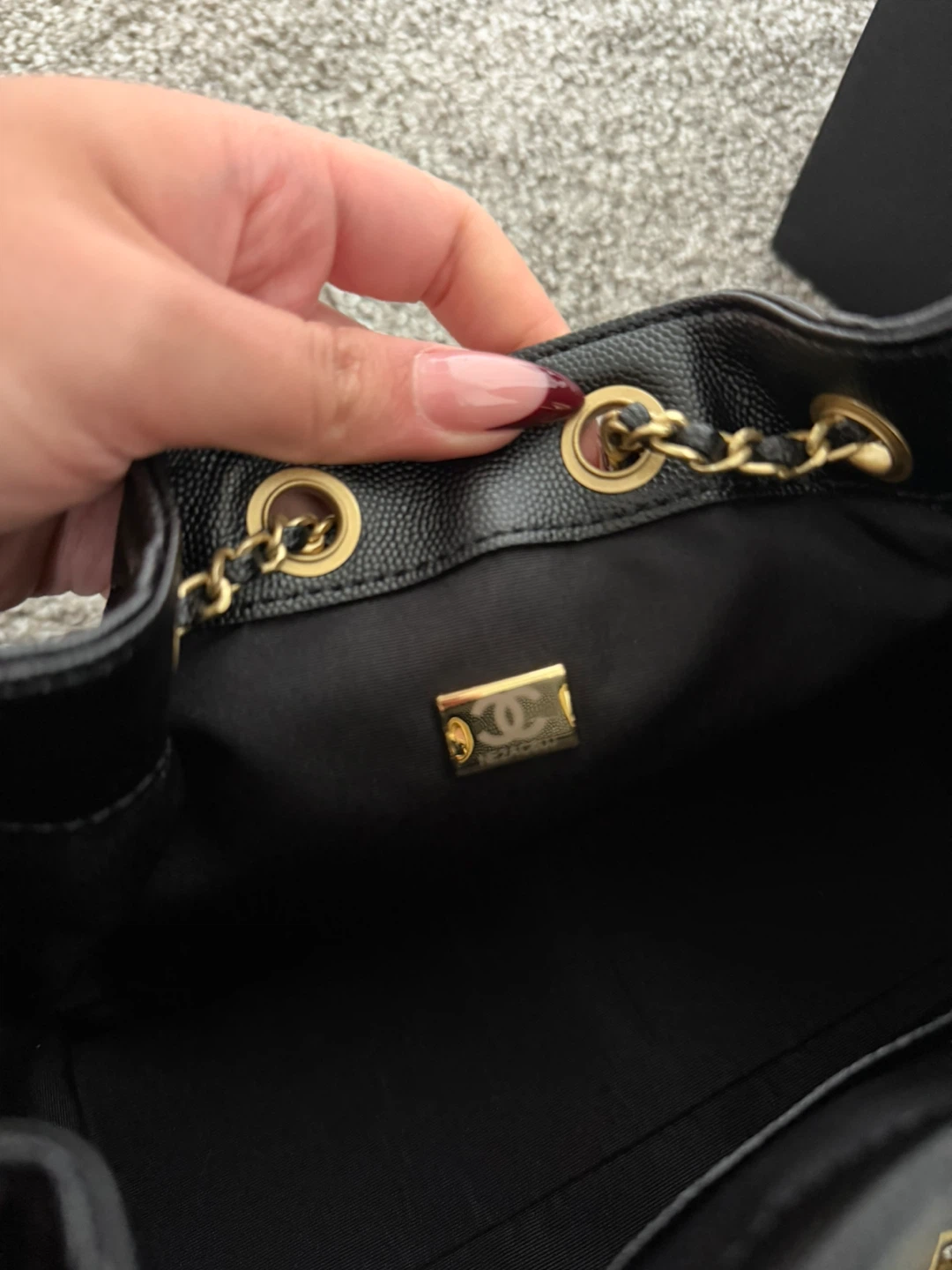 Chanel 25 Mini Black Bag - photo 5