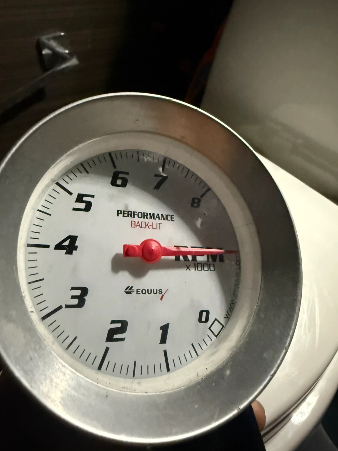 Equus Performance Back-Lit Tachometer RPM x 1000