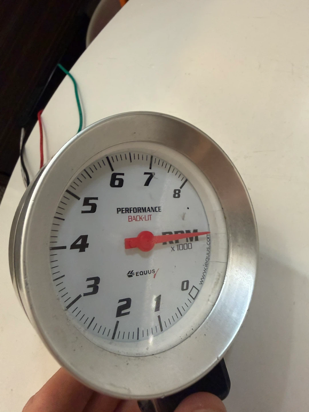 Equus Performance Back-Lit Tachometer RPM x 1000 - photo 2