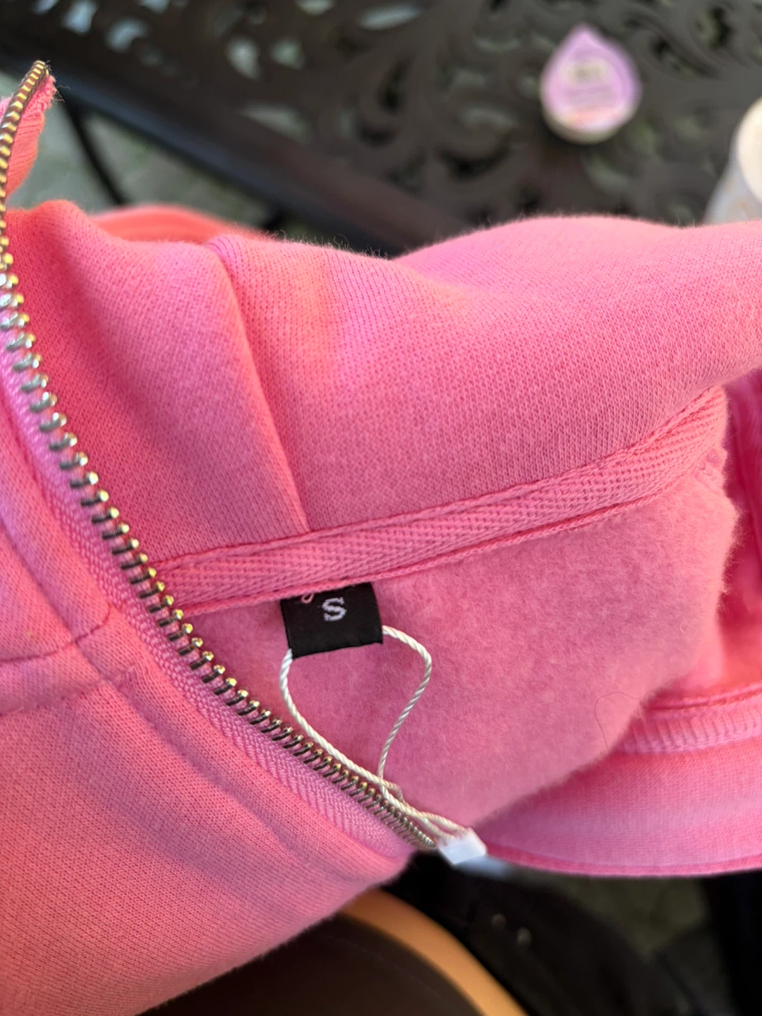 Lululemon Dupe Pink Half-Zip Hoodie - Size S - photo 3