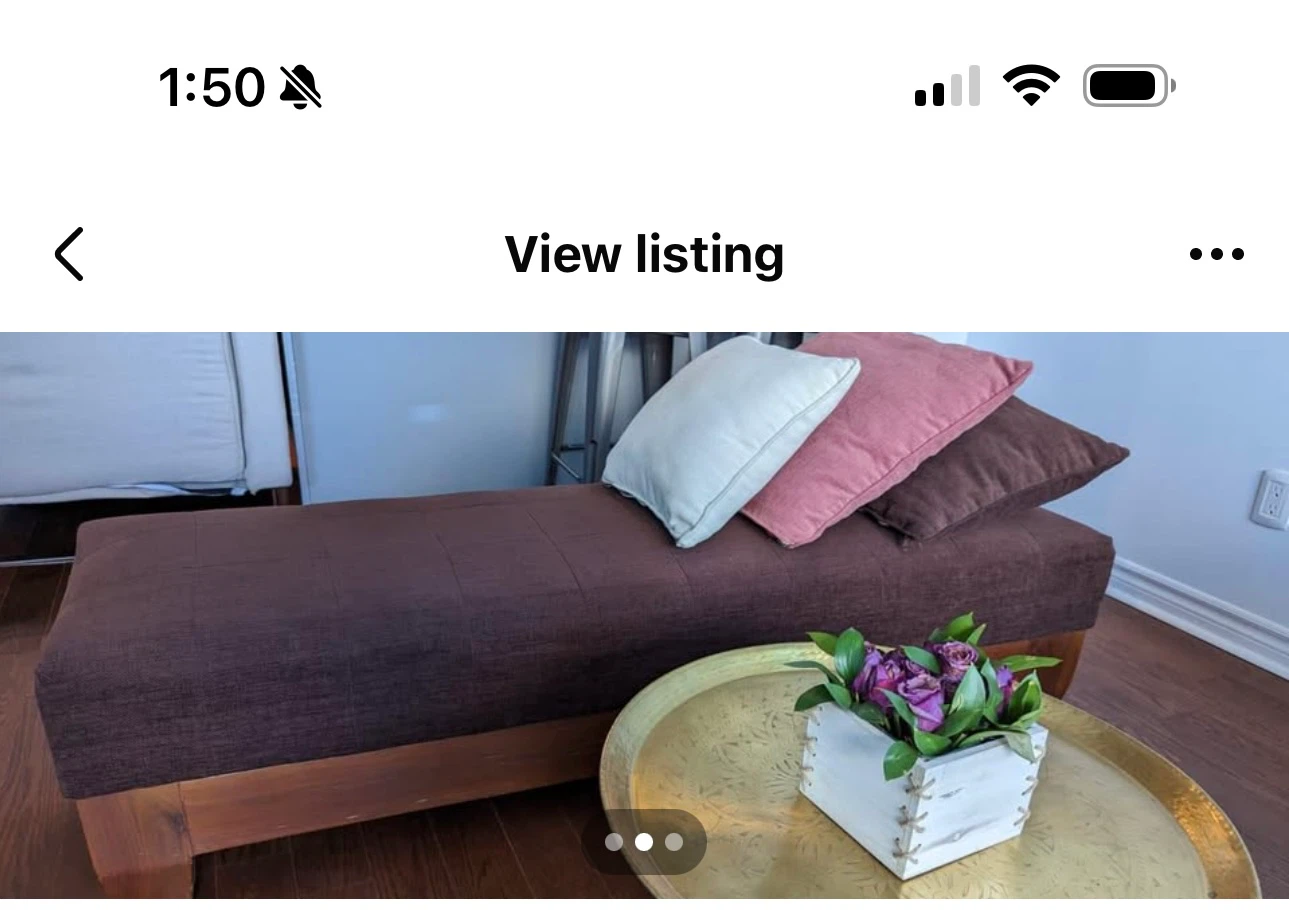 Bench with no cushions - photo 2
