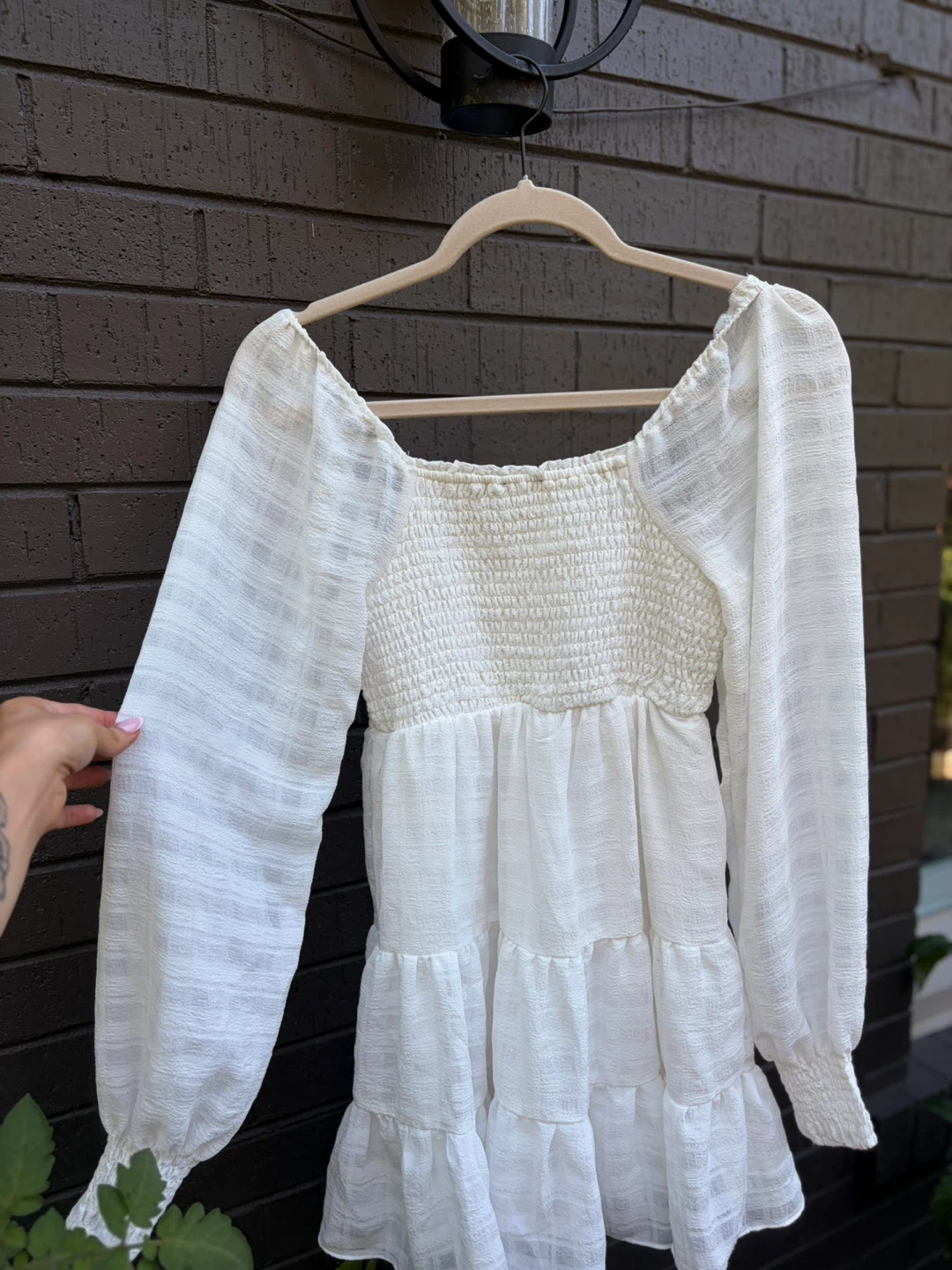Streetwear Society White Smocked Dress - photo 2