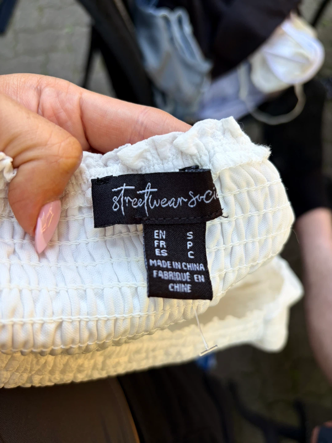 Streetwear Society White Smocked Dress - photo 3