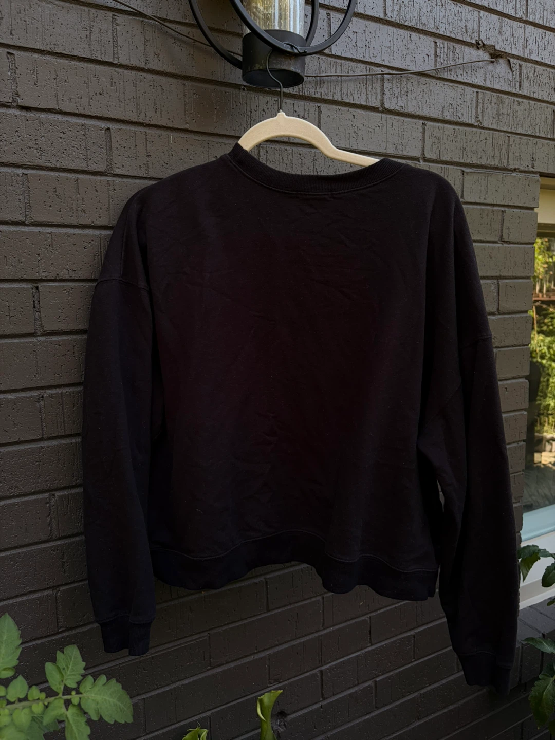 Black Crewneck Sweatshirt "1976" Graphic XXL - photo 3