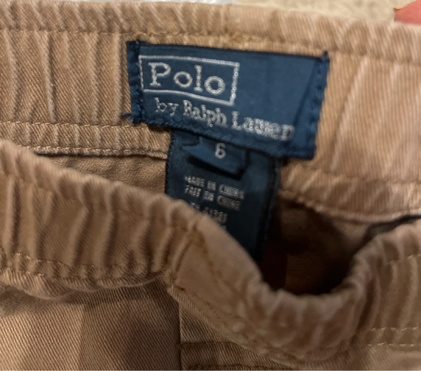 Polo by Ralph Lauren Kids Khaki Shorts Size 6 - photo 2