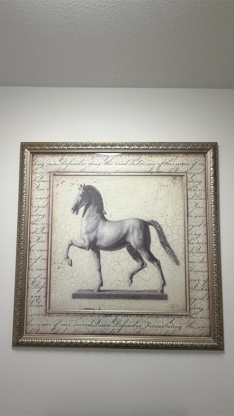 Framed Horse Wall Art