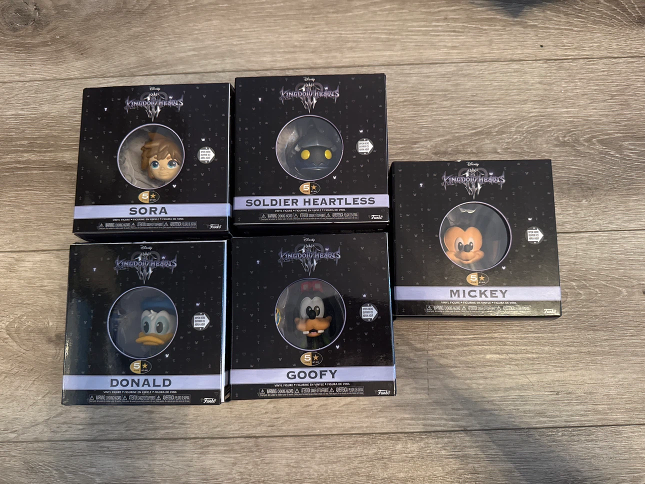 Funko Five Kingdom Hearts Vinyl Figures