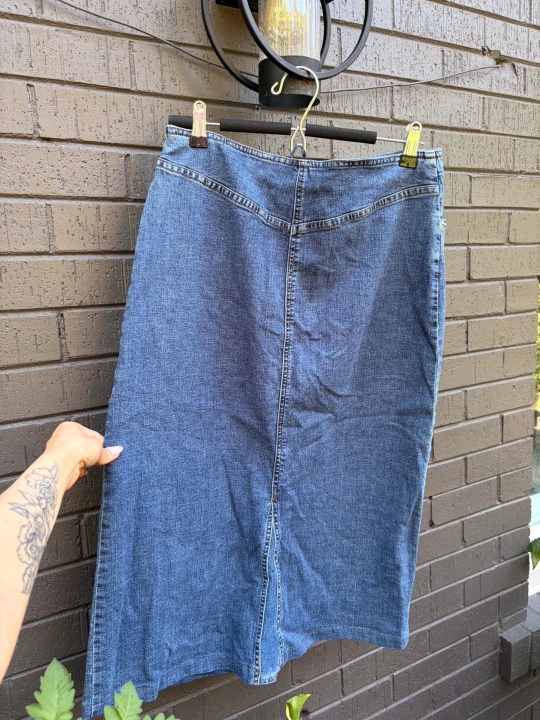 Cleo Denim Midi Skirt - Size 8 - photo 2