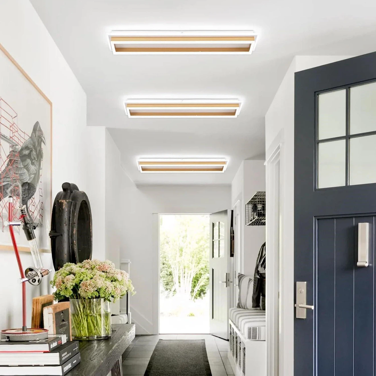LED Ceiling Light Fixture with Remote 31.5 inch - photo 2