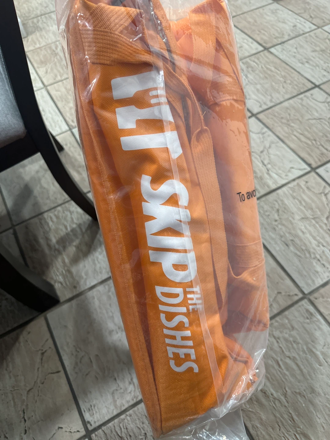 Skip the dishes bag