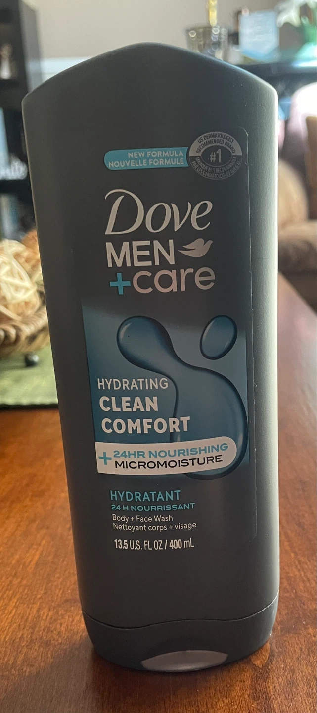 Dove Men+Care Hydrating Clean Comfort Body + Face Wash 400 mL