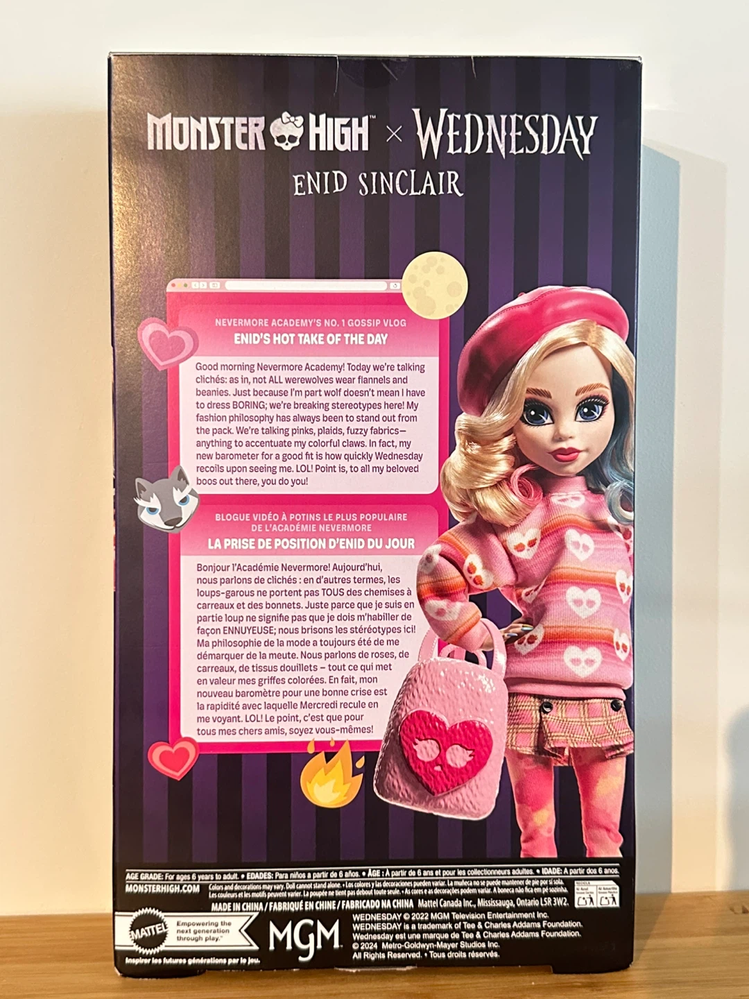 BNIB Collectible Monster High x Wednesday Enid Sinclair Doll - photo 4