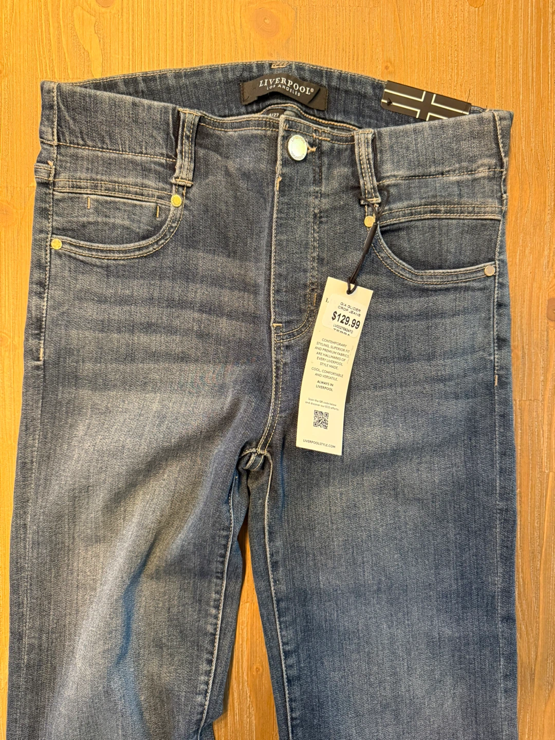 Stretchable crop jeans - photo 4