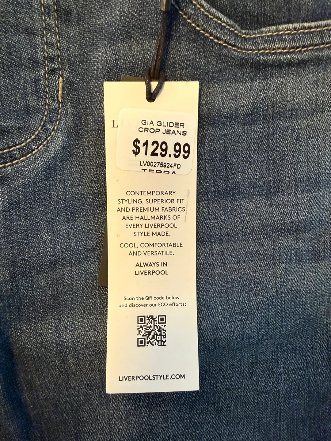 Stretchable crop jeans - photo 5