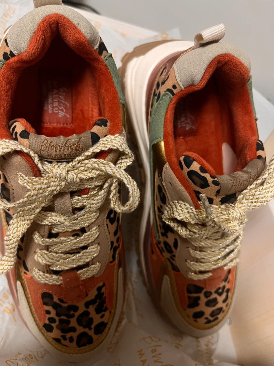 Blowfish Malibu Leopard Print Sneakers