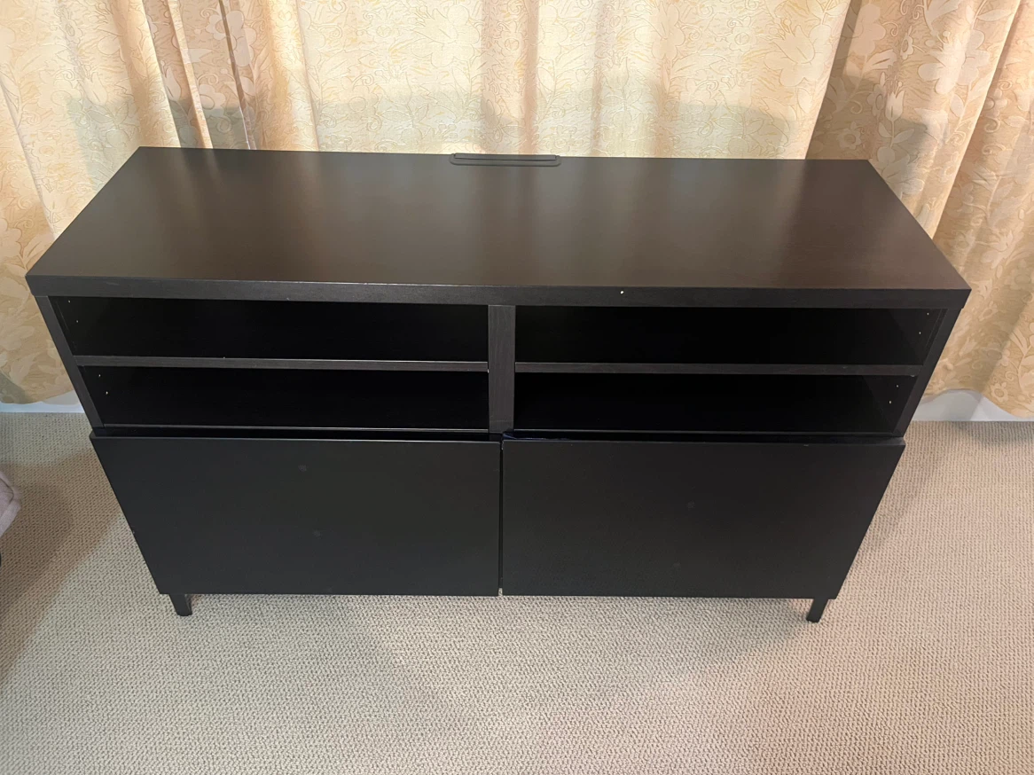 IKEA BESTÅ TV Bench – Black-Brown - photo 3