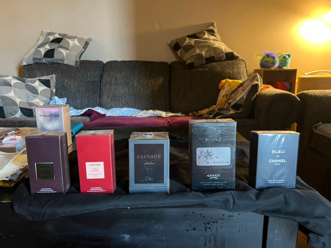 Cologne and perfumes