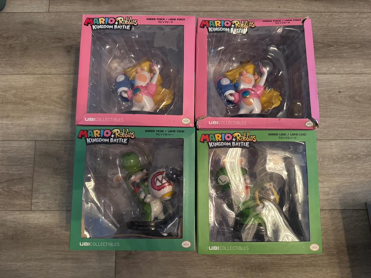 Mario + Rabbids Kingdom Battle Collectible Figures (4-Pack)