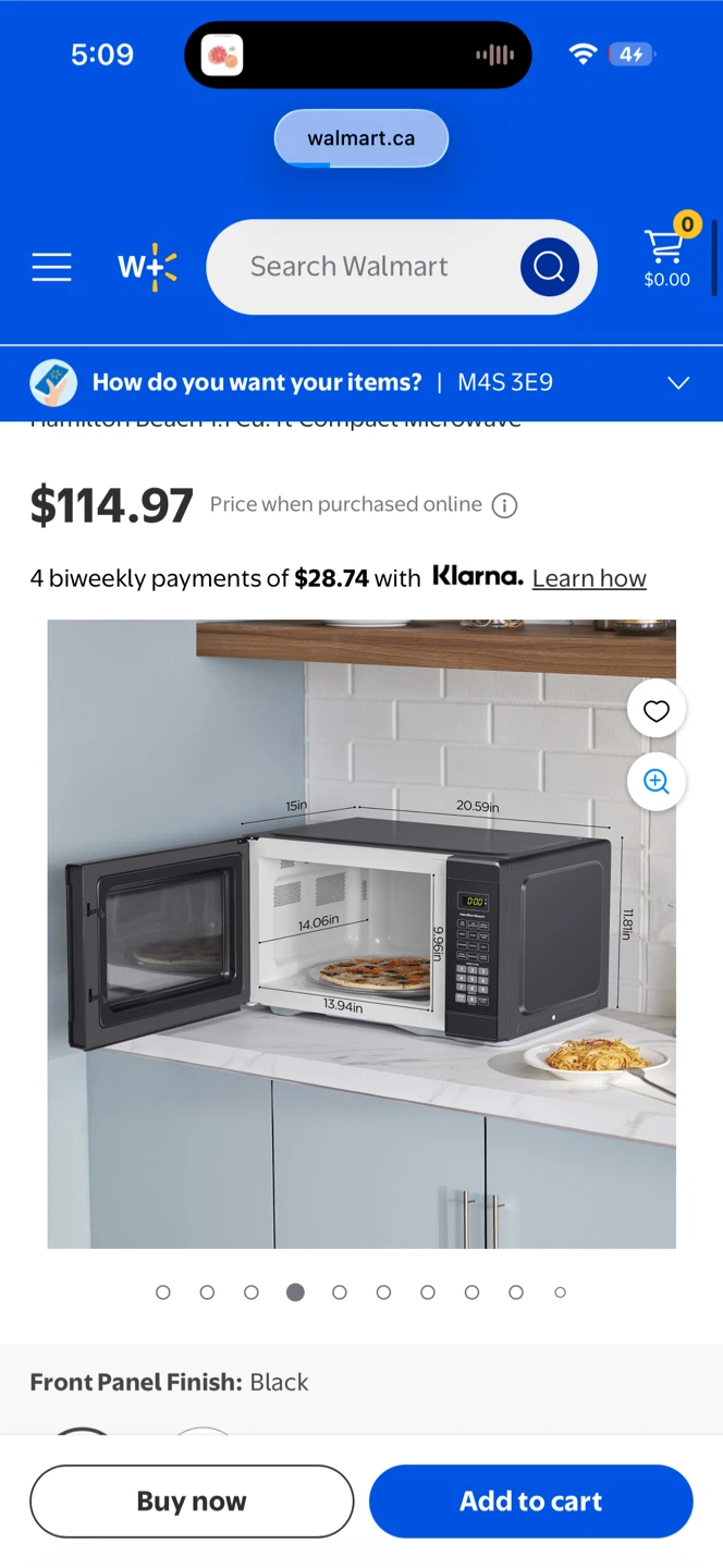 Hamilton Beach 1.1 Cu. ft Compact Microwave - photo 4